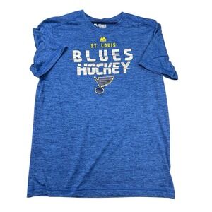 Men's St. Louis Blues Majestic Evolution Tee Cool Base Moisture‎ Wicking Size M